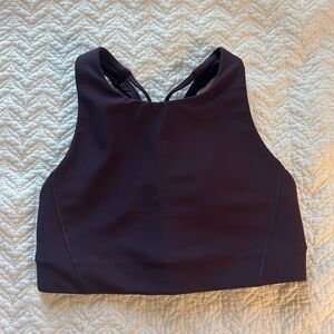 Dark Purple Sports Bra